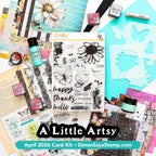 Simon Says Stamp Card Kit of the Month April 2026 A Little Artsy ck0426