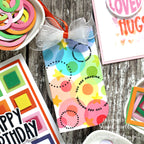 Simon Says Stamp Card Kit of the Month July 2026 Pop Art ck0726 Colorful Circles Friend Tag Shari Carroll | color-code:ALT12