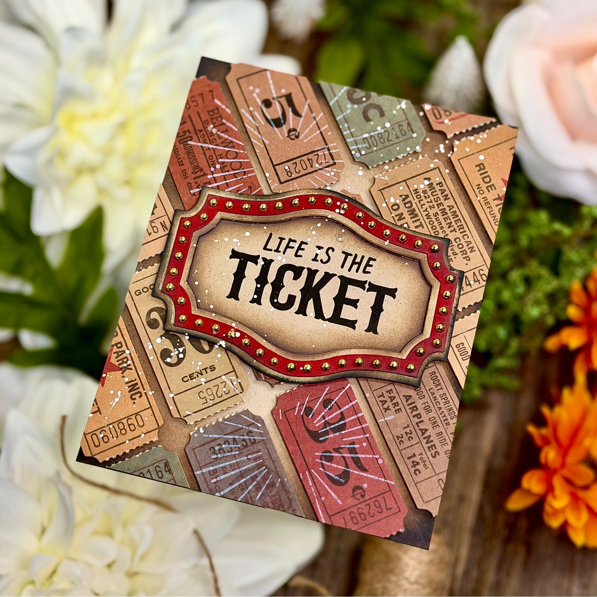 Simon Says Stamp Card Kit of the Month June 2026 Step Right Up ck0626 Life Is the Ticket Card Joe Sysavath | color-code:ALT10