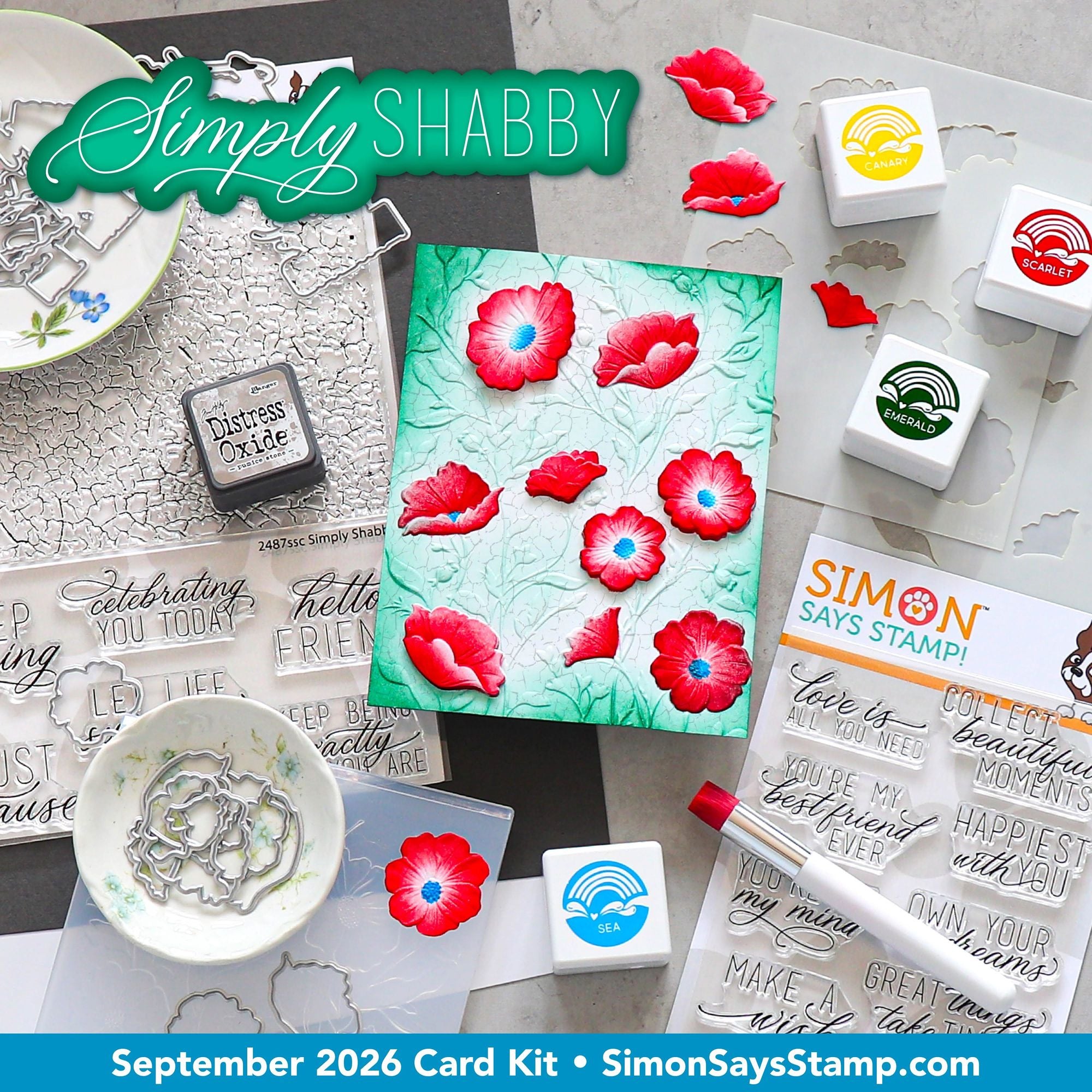 Simon Says Stamp Card Kit of the Month September 2026 Simply Shabby ck0926