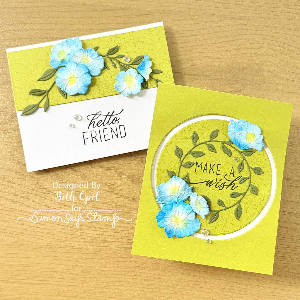 Simon Says Stamp Card Kit of the Month September 2026 Simply Shabby ck0926 Beth Opel Morning Glory Card Set