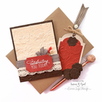 Simon Says Stamp Card Kit of the Month September 2026 Simply Shabby ck0926 Susan R. Opel Textured Card and Tag Set in Autumn Colors