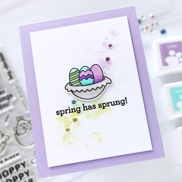 Simon Says Stamp Cardstock 100lb Lavender Purple LR24 spring