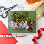 Simon Says Stamp Cardstock 100lb Moss sss146 Sending Cheer Emily Midgett Grateful Fall Acorn Card