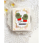 Simon Says Stamp Cardstock 100lb Moss sss146 Sending Cheer Heather Hoffman Cozy Mittens Card