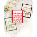 Simon Says Stamp Cardstock 100lb Moss sss146 Sending Cheer Heather Hoffman Nordic Holiday Card Set