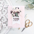 Simon Says Stamp Cardstock 100lb Moss sss146 Sending Cheer Tina Smith Soft Pink Fall Leaves Friend Card