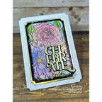 Simon Says Stamp Celebrate Wafer Dies 1657md Stamptember Natalia Alton Floral with Gold Card