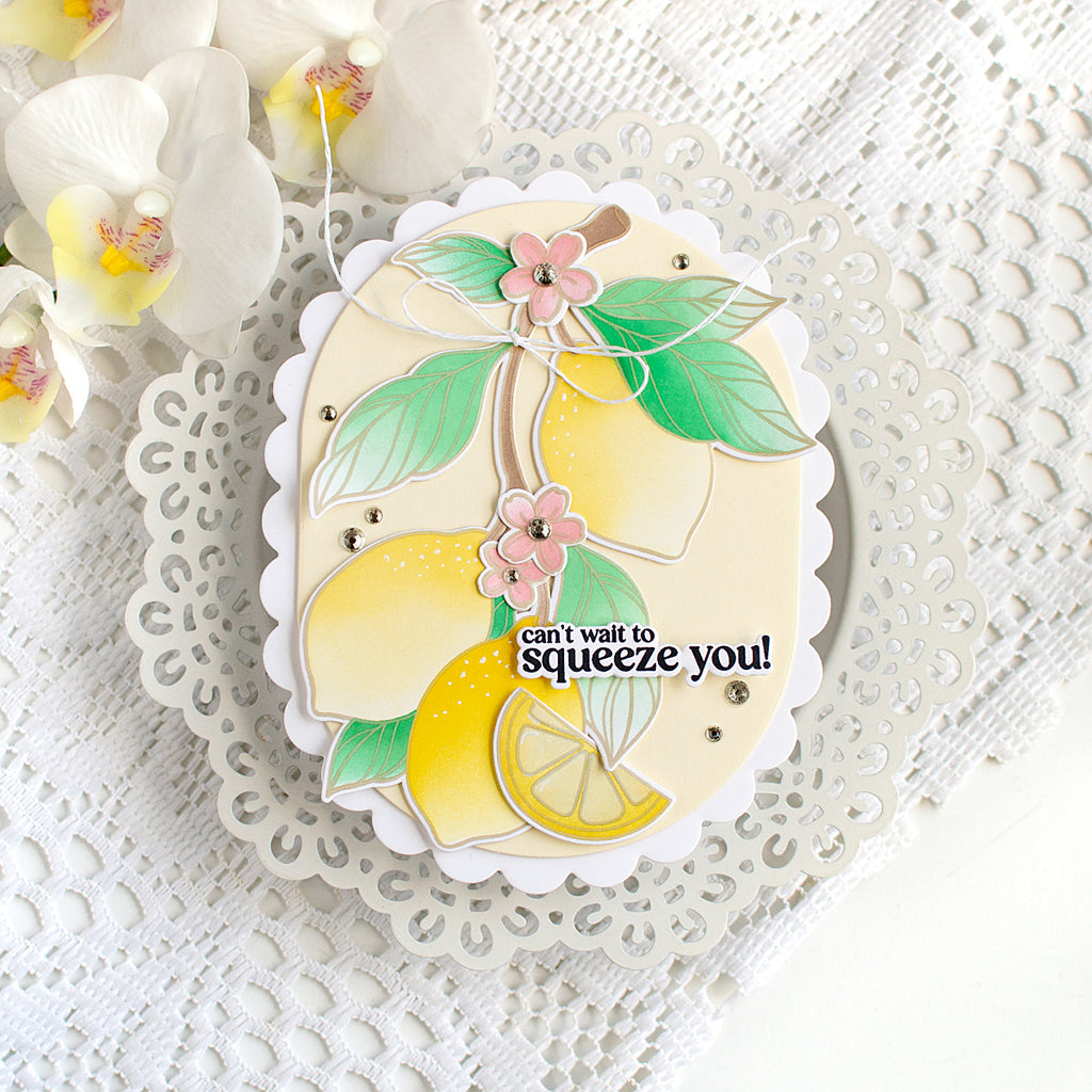 Simon Says Stamp Chunky Ovals Wafer Dies 1512sd Every Happiness Heather Hoffman Squeeze You Card