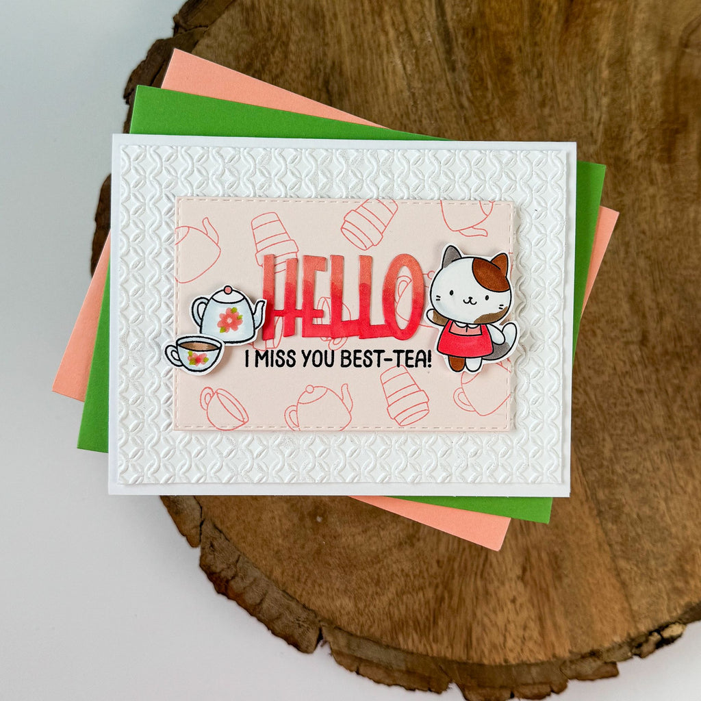 Simon Says Stamp Coffee With Friends Wafer Dies 1323sdc Every Happiness Kristin Sluhan Best-Tea Card