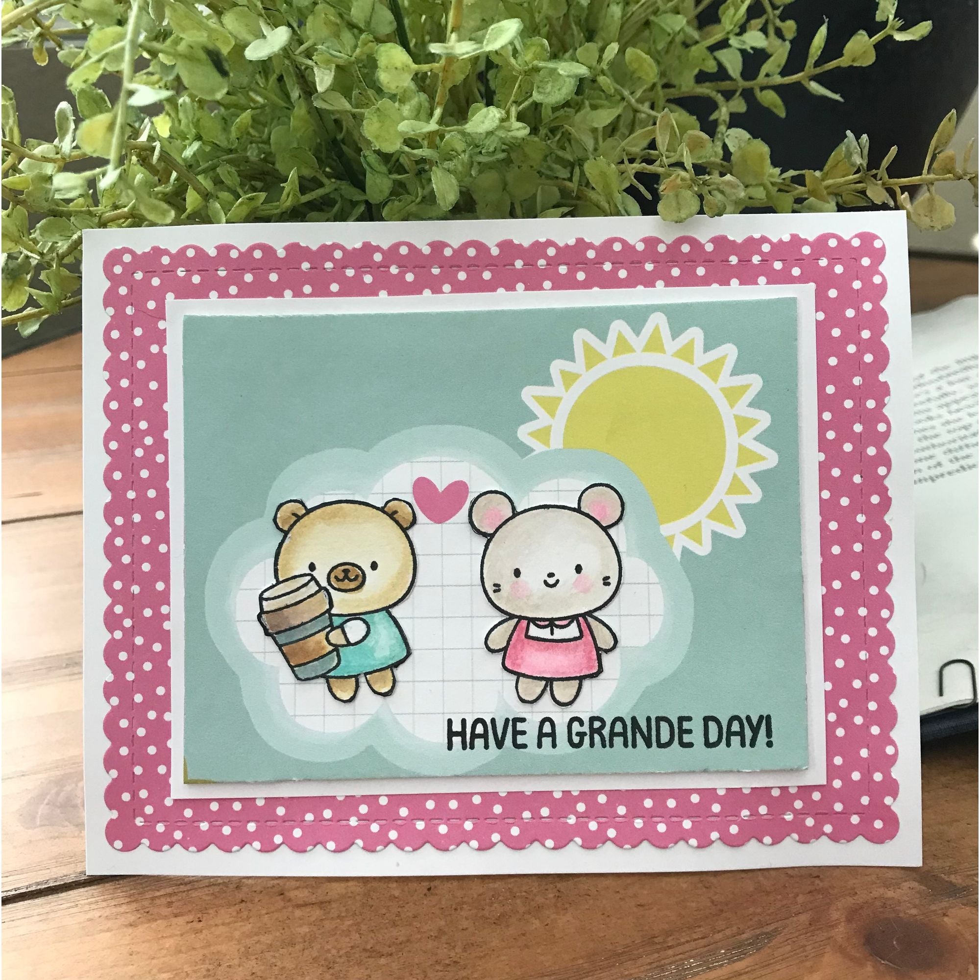 Simon Says Stamp Coffee With Friends Wafer Dies 1323sdc Every Happiness Loralee Ferguson Grande Card