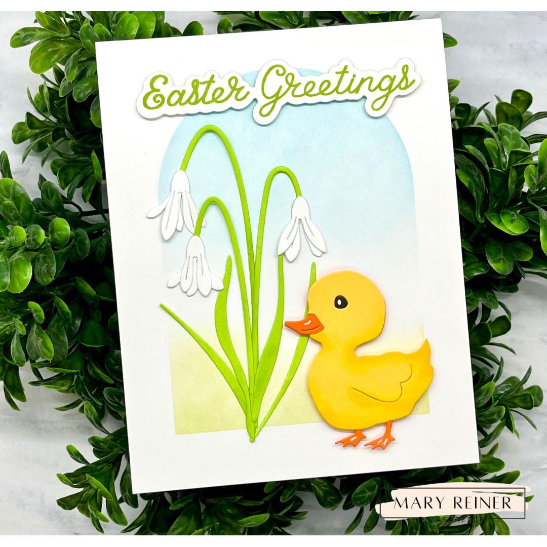 Simon Says Stamp Cute Duckling Wafer Dies s1140 Easter Card