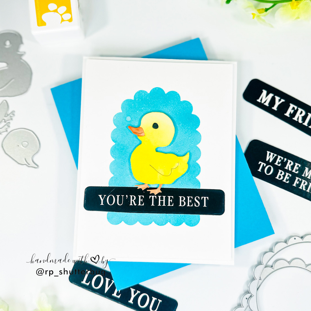 Simon Says Stamp Cute Duckling Wafer Dies s1140 You're the Best Card