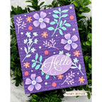 Simon Says Stamp Dancing Meadows Wafer Dies 1662sd Shine On Mary Reiner Hello Card