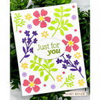 Simon Says Stamp Dancing Meadows Wafer Dies 1662sd Shine On Mary Reiner Just for You Card