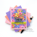 Simon Says Stamp Dancing Meadows Wafer Dies 1662sd Shine On Susan Opel Day Drinking Card