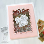 Simon Says Stamp Darling Script Greetings Wafer Dies 1739sd Cathy Zielske With Love Shaker Card | color-code:ALT03