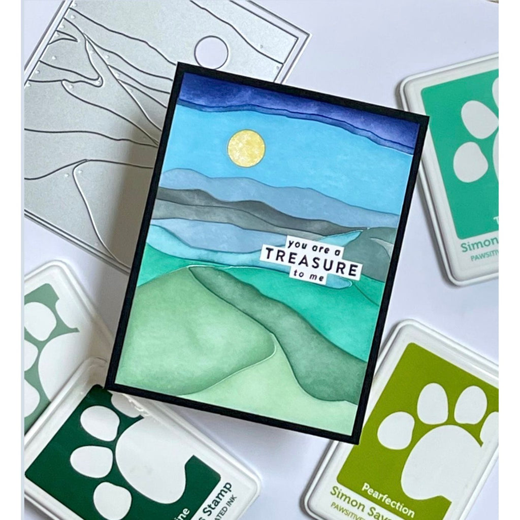 Simon Says Stamp Desert Horizon Wafer Die 1625md Every Happiness Barb Engler Treasure Card