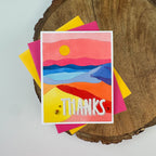 Simon Says Stamp Desert Horizon Wafer Die 1625md Every Happiness Kristin Sluhan Bold Thanks Card