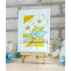 Simon Says Stamp Dewdrop Daisy Wafer Dies s1153 Shine On Barbara Tarayao Birthday Plaid Card