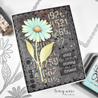 Simon Says Stamp Dewdrop Daisy Wafer Dies s1153 Shine On Tracy Ware Stay Strong Daisy Card