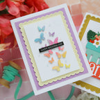 Simon Says Stamp Dewpierce Tiny Butterflies Wafer Dies s1163 Always There Butterfly Wedding Card Laura Bassen