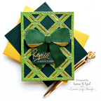 Simon Says Stamp Double Plaid Cover Wafer Dies 1136sd Stamptember Christmas Card Susan R. Opel