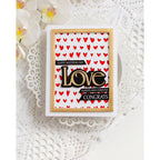 Simon Says Stamp Drawn Hearts Wafer Dies 1617sd Always There Red, White, and Gold Wedding Card Heather Hoffman | color-code:ALT01