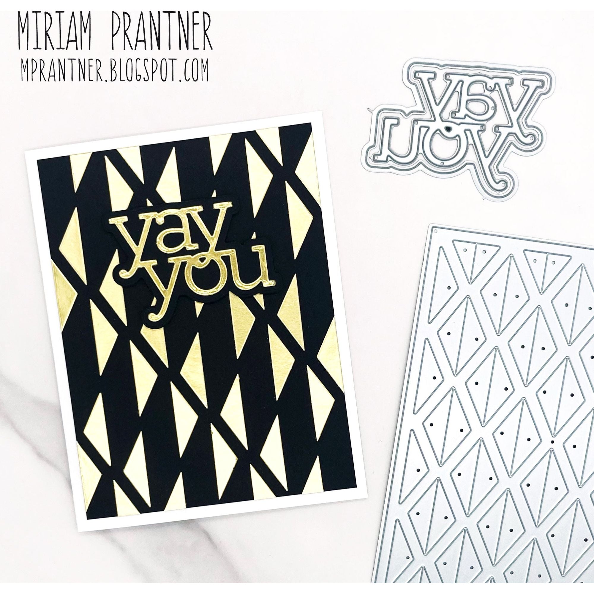 Simon Says Stamp Dual Diamonds Wafer Dies 1312md Happy Camper Congratulations Card Miriam Prantner | color-code:ALT12