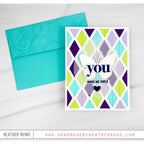 Simon Says Stamp Dual Diamonds Wafer Dies 1312md Happy Camper Friend Card Heather Ruwe | color-code:ALT11
