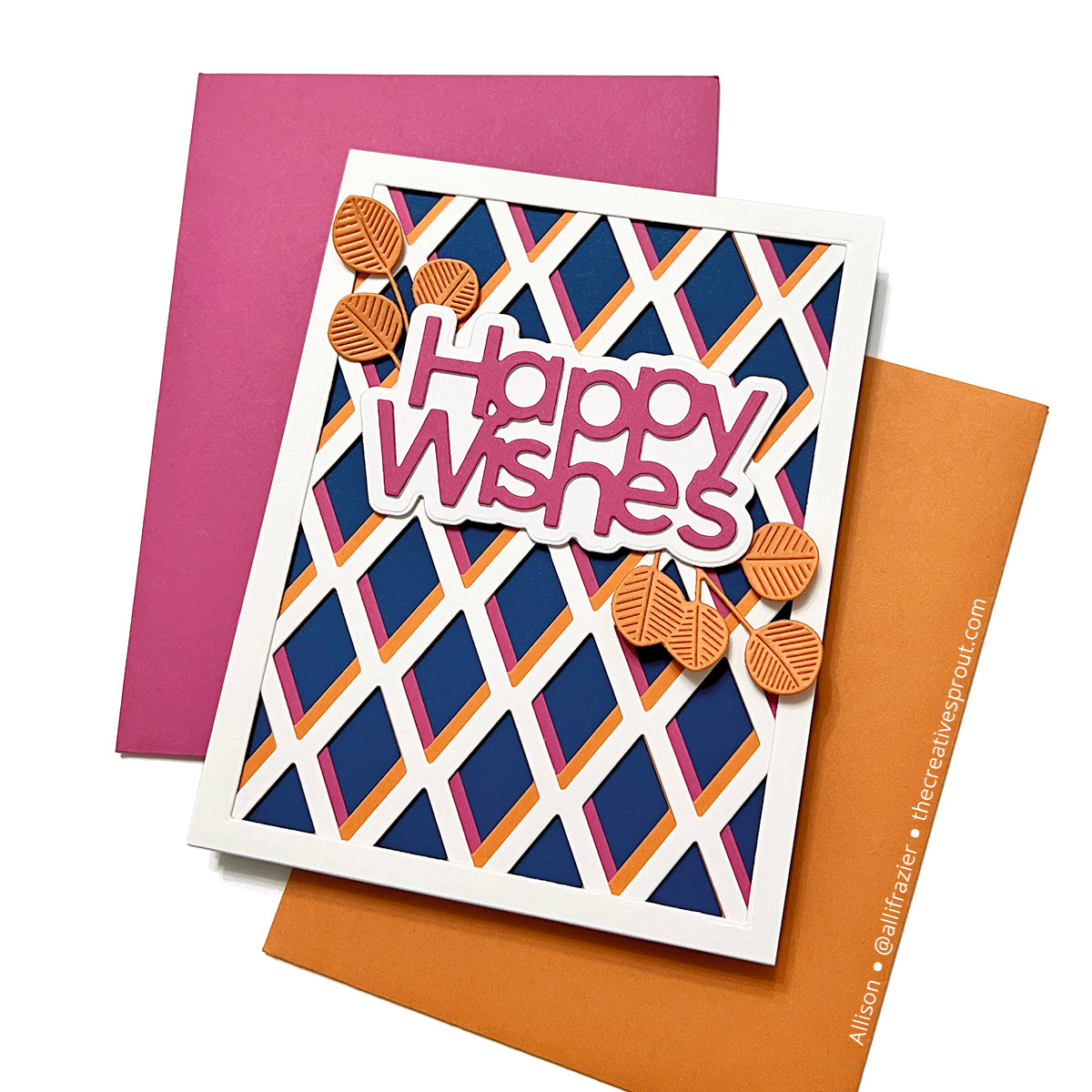 Simon Says Stamp Dual Diamonds Wafer Dies 1312md Happy Camper Happy Wishes Card Allison Frazier | color-code:ALT02