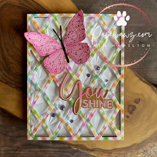 Simon Says Stamp Dual Diamonds Wafer Dies 1312md Happy Camper You Shine Card Kim Hamilton | color-code:ALT07