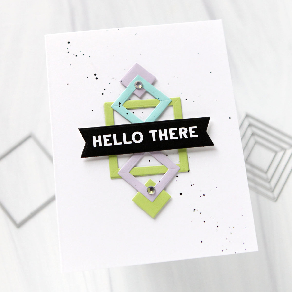Simon Says Stamp EZ Strips Big Bold Headlines set1288bb Cool Tone Squares Hello Card Cathy Zielske | color-code:ALT03