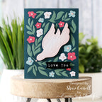Simon Says Stamp EZ Strips Mom set1207em In My Heart Love Dove Card
