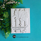 Simon Says Stamp EZ Strips Traditional Wedding 1031ez Always There White-on-White Wedding Card with Flowers Sandi MacIver | color-code:ALT02