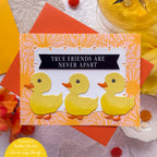 Simon Says Stamp EZ Strips XL Friendship set1208xf In My Heart True Friends Card