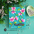 Simon Says Stamp Elegant Blossom Branch Wafer Dies s937 Floral Birthday Card Sandi MacIver | color-code:ALT09