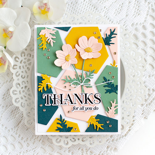 Simon Says Stamp Elongated Hexagons Wafer Dies 1636sdc Always There Heather Hoffman Late Summer Thanks Card | color-code:ALT02