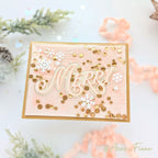 Simon Says Stamp Embellishment Mix Caramel Corn 0927cc Stamptember Anne Fiene Peach Merry Card