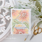Simon Says Stamp Embellishment Mix Cream Puff 0326cp In My Heart Thank You for the Flowers Card