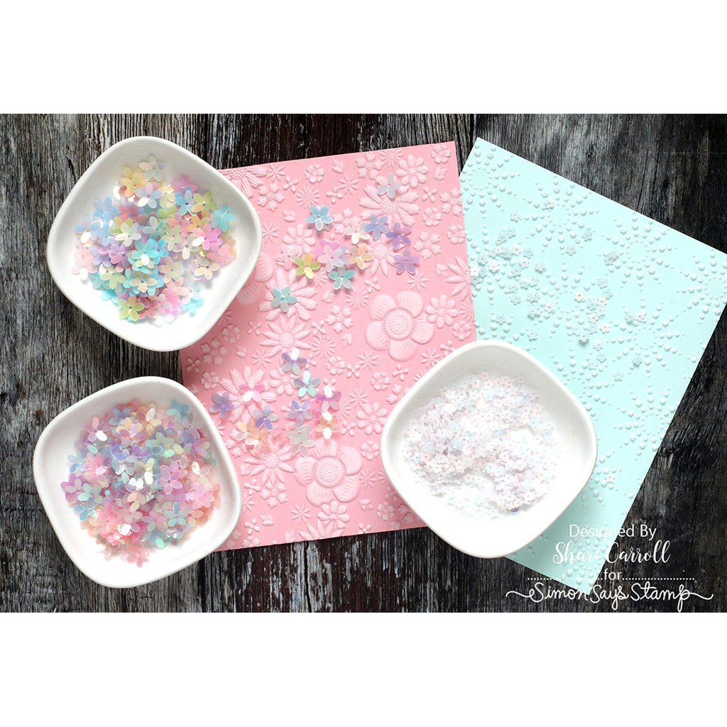 Simon Says Stamp Embellishment Mix Dreamy Blossoms 0526db Always There Flower Power embellishment mixes Shari Carroll | color-code:ALT01