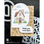 Simon Says Stamp Embossed Squovals Wafer Dies 1639sd Shine On Wish You Were Here Cottage Card Betsy Green 
