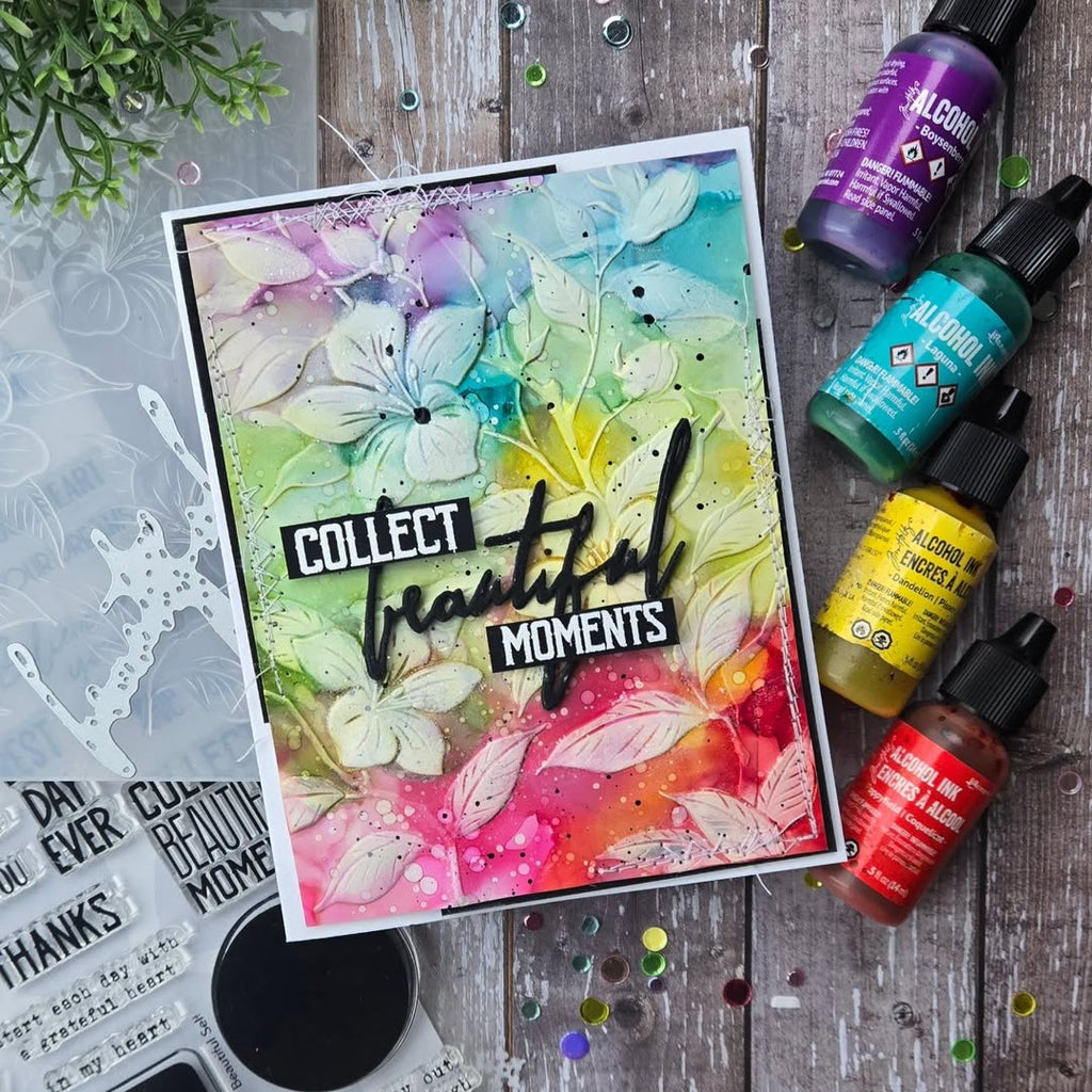 Simon Says Stamp Embossing Folder Apple Blossoms sf606 In My Heart Collect Beautiful Moments Card Kulbir Kirkland