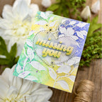 Simon Says Stamp Embossing Folder Apple Blossoms sf606 In My Heart Missing You Card