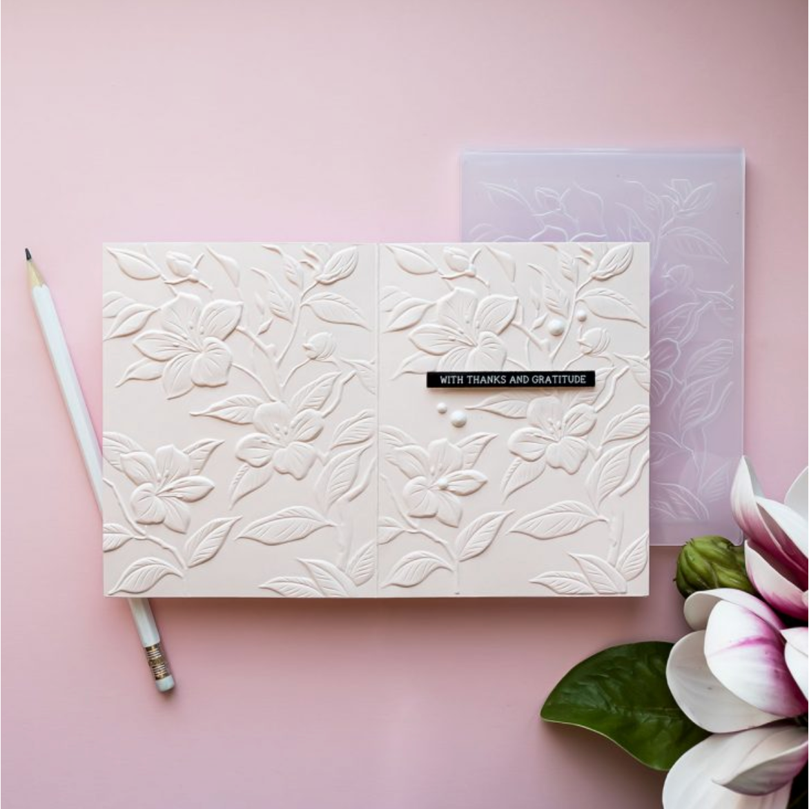 Simon Says Stamp Embossing Folder Apple Blossoms sf606 In My Heart Thanks and Gratitude Card Yana Smakula | color-code:ALT05