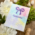 Simon Says Stamp Embossing Folder Blooming Wreath sf620 In My Heart Happy Mother's Day Card