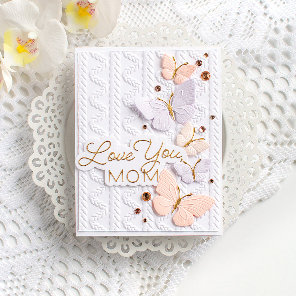 Simon Says Stamp Embossing Folder Braided sf610 In My Heart Love You, Mom Card Heather Hoffman | color-code:ALT01