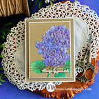 Simon Says Stamp Embossing Folder Dies and Stencils Gorgeous Hydrangea set1256gh Always There Sandi MacIver By Your Side Card