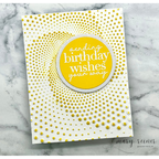 Simon Says Stamp Embossing Folder Dotted Spiral sf477 STAMPtember Birthday Card Mary Reiner