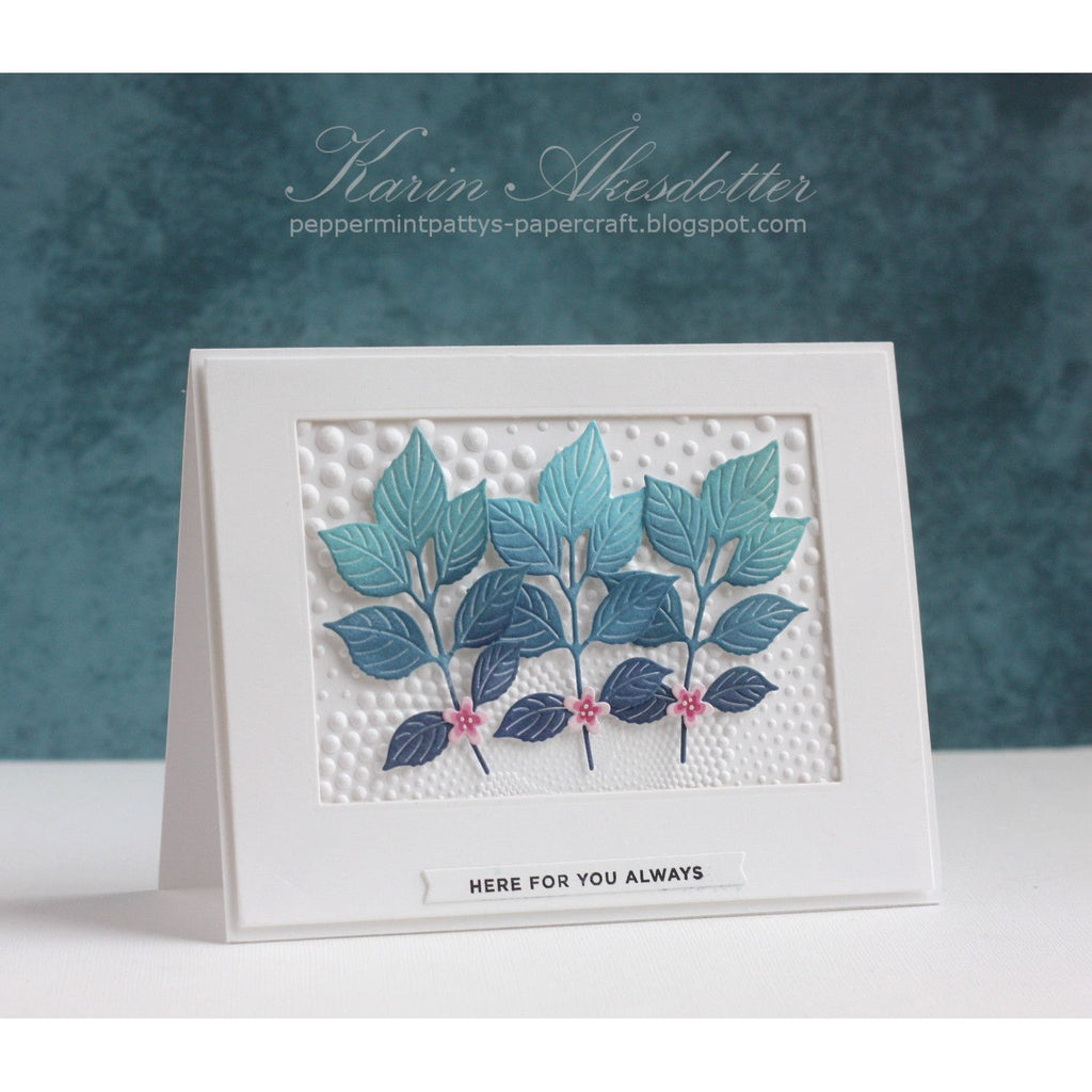 Simon Says Stamp Embossing Folder Dotted Spiral sf477 STAMPtember Here for You Card Karin Åkesdotter | color-code:ALT08